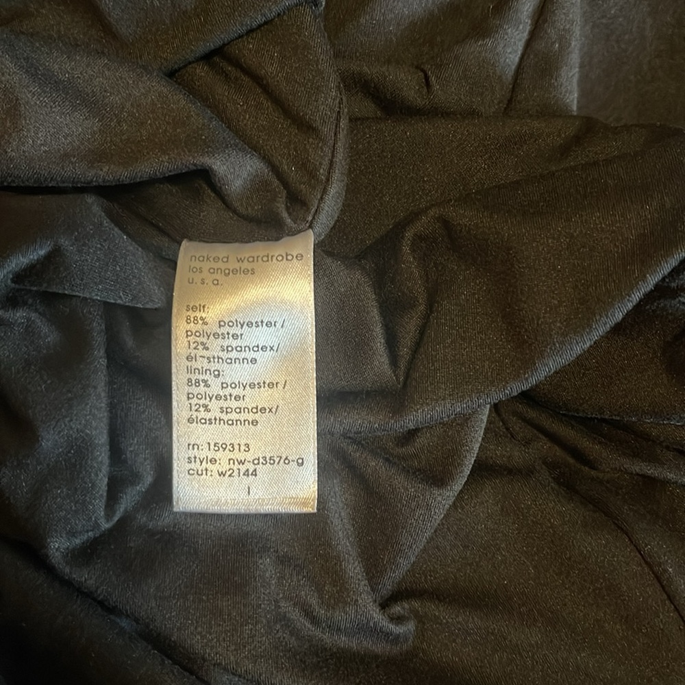 Naked Wardrobe Black mock neck mini dress - Picture 8 of 10
